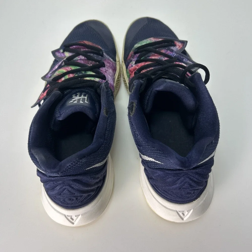 Nike Kyrie 5 'Galaxy' Sneakers Mens‎ Size 10 AO2918-900 Blue Multicolor Lace Up